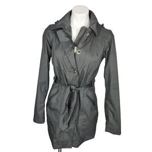 The North Face Riverdale Gray Trench Jacket Size Small